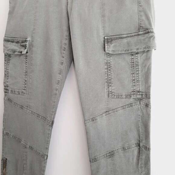 J BRAND Houlihan Vintage Olive Cargo Ankle Zip Low Rise Jeans Sz 31 - Picture 6 of 15